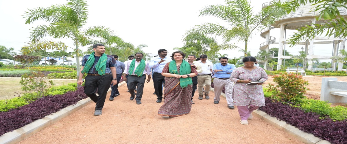 Field visit — urban green spaces